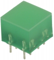 L-875/4GDT, светодиодная полоса зеленая 10х10мм 10мКд